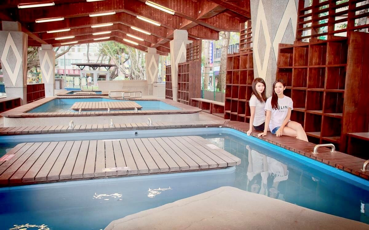 北投3處泡腳池6日起取消實名制。圖／台北市產業局提供