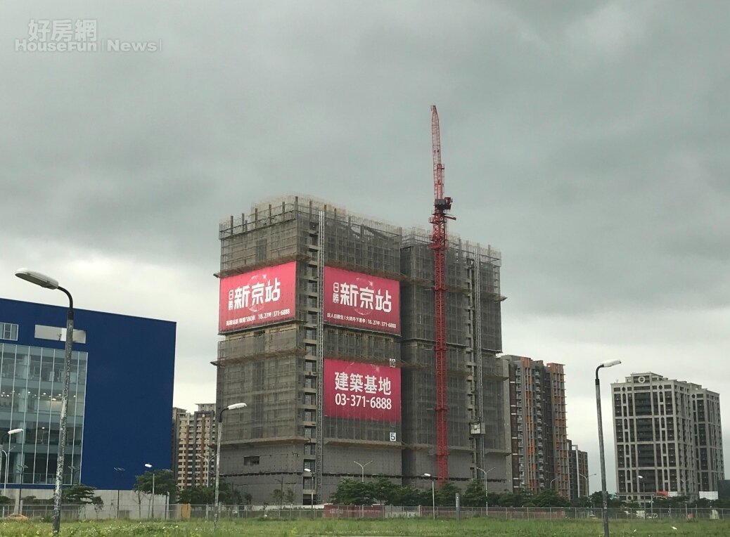 日勝生在桃園青埔的建案「日勝新京站」。好房網News記者李彥穎