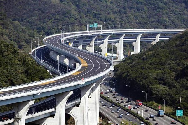 五楊高架道路確定延伸到新竹。圖／翻攝自高公局