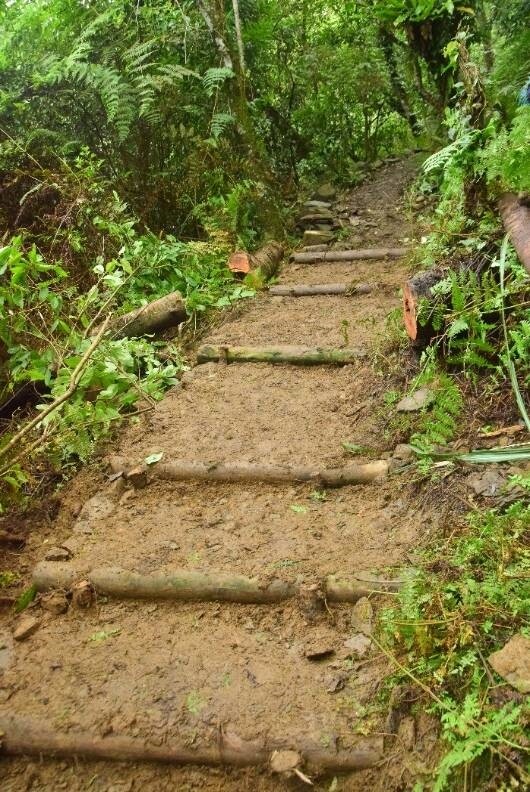 寶山鄉新城村、寶斗村、深井村、三峰村－古車路棧道將進行改善。圖／寶山鄉公所提供