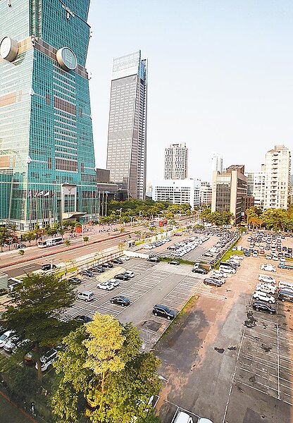 信義計畫區D3停車場。圖/中時資料照