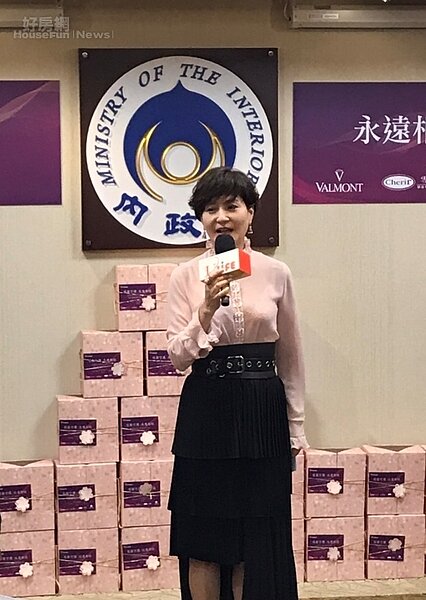 資深藝人方芳芳，今年剛接任台灣優質生命協會理事長。好房網News記者李彥穎攝