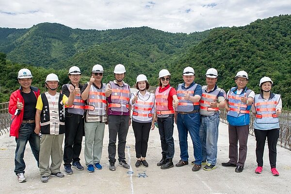 宜51線田古爾橋工程預力箱型梁閉合,7月重新連結兩岸交通。圖/宜蘭縣政府提供