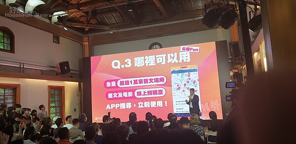 文化部今日召開「藝FUN券」啟動記者會,宣告將於7月22日加碼推出共200萬份,每份600元之「藝FUN券」。圖/聯合報
