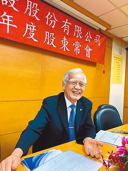 營建股「新股王」長虹建設董事長李文造。圖/蔡惠芳