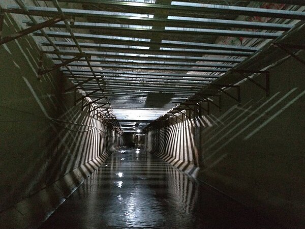 康樂街雨水下水道結構修補工程。 圖/北市工務局水利工程處提供