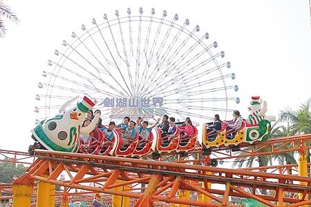 劍湖山7、8月擺脫營運衰退陰霾,營收分別大增五成至一倍。圖/劍湖山