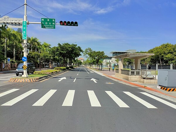 北安路東往西車道路面更新後照片。圖／台北市府提供