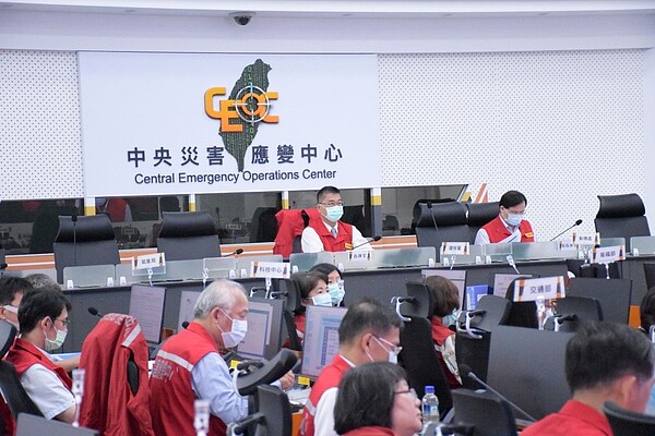 中央災害應變中心設備進化2.0。圖/內政部提供