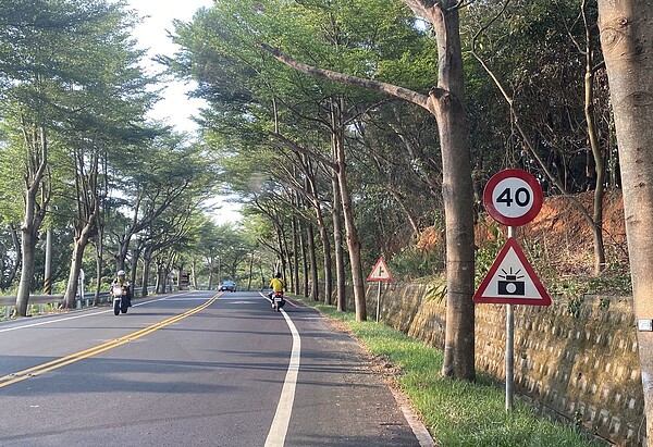 縣道139線大彰路自台74線路口至瑩光橋路段,10月21日起速限調降為40公里/小時。圖/彰化縣警察局提供