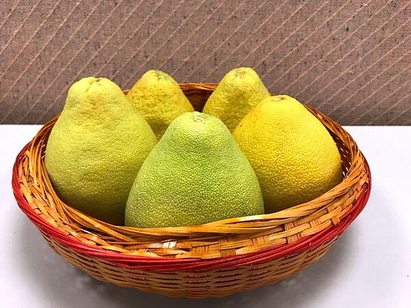 文旦5瓣熱量60大卡,吃太多小心熱量爆表。圖/好房網News記者呂詠柔攝