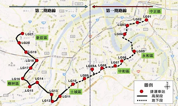 新北捷運局已函請台北捷運局，欲把全線在新北境內的「新北樹林線（萬大線第二期）」拿回來自己蓋。圖／台北捷運局提供