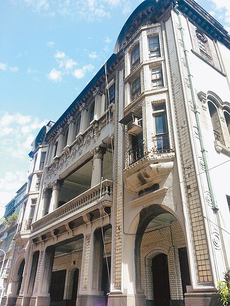 坐落在台北大稻埕歷史街區旁的私人市定古蹟「陳天來故居」。(台北市文化局提供/游念育台北傳真)