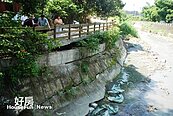 連日豪大雨　田尾鄉水防道路現龜裂