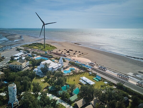 大安濱海樂園通過認證。圖/台中市政府提供