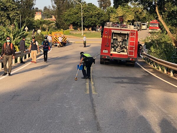 小金門戰車翻覆,林姓中士當場身亡。記者蔡家蓁/攝影