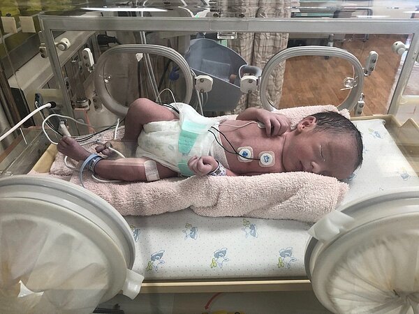 童綜合醫院第2名國慶寶寶誕生。圖/童綜合醫院提供