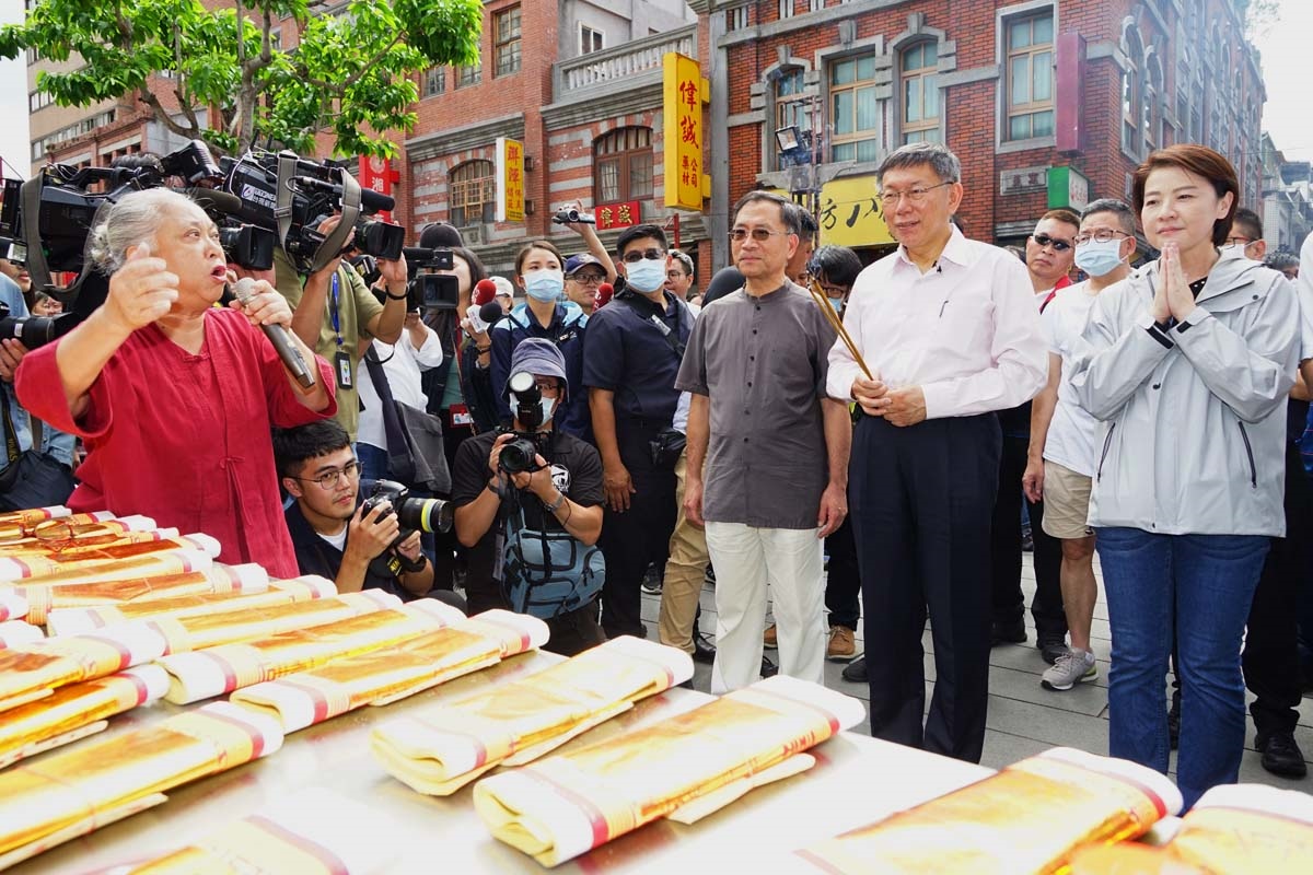 揭幕新文化運動月，台北市長柯文哲表示將積極推動無圍牆博物館，深化城市文化記憶。圖／台北市政府提供