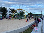 玩沙健身　七腳川公園親子樂