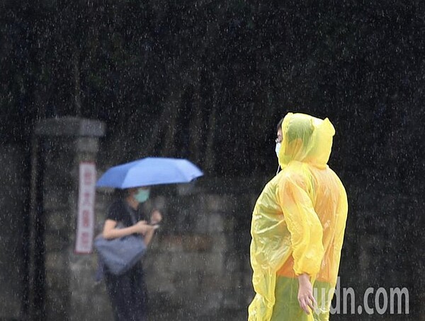 宜蘭已有豪雨發生。圖／聯合報系資料照
