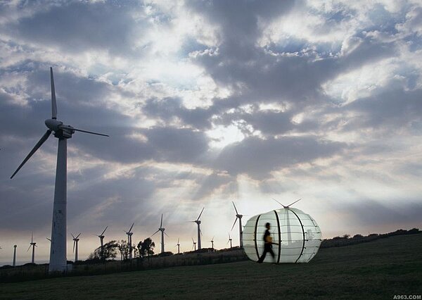 何大為的得意作品，移動辦公室。圖／何大為提供