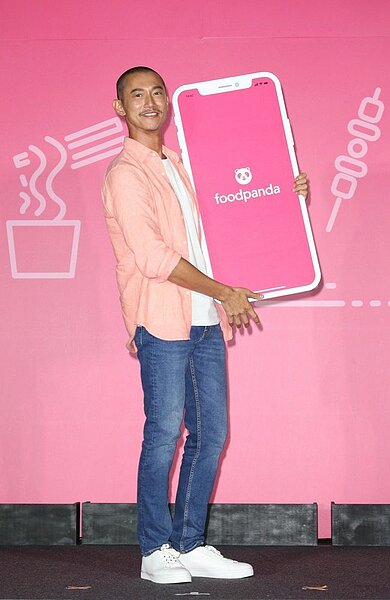 吳慷仁去年擔任foodpanda的代言人。 圖/聯合報系資料照