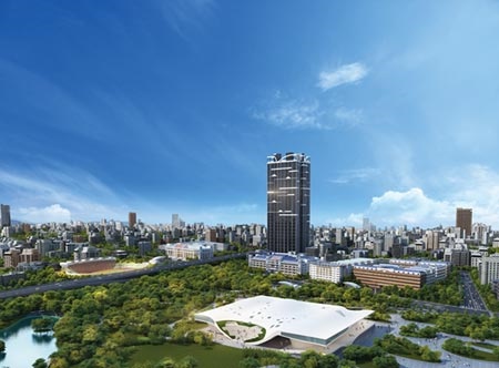 京城集團企業京成建設推出「京城舞極」大樓建案，主打首購和換屋族。圖／京成建設 