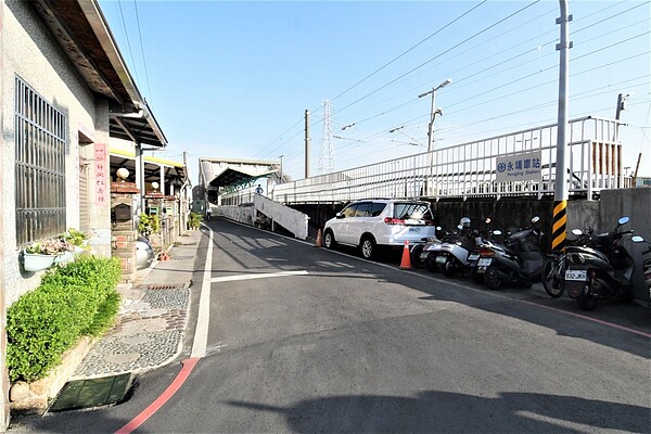 彰化永靖車站聯外道路18日正式通車。圖/彰化縣工務處提供