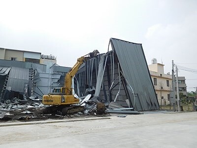 違反土管強制代拆，中市即起收費。圖／臺中市政府經濟發展局提供