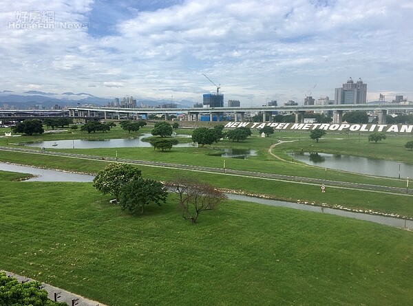 二重重劃區鄰近新北大都會公園。照片鄉林不動產研究室提供