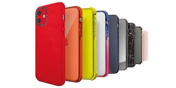 CASETiFY iPhone 12系列手機殼,提供15種歷來最豐富色彩選擇,更可搭配客製化設計。圖/CASETiFY提供