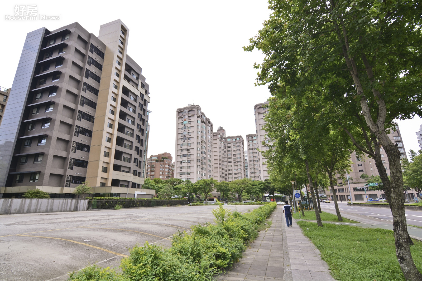 大直住宅區,街景,台北市中山區樂群二路,明水路。(好房news記者 陳韋帆/攝影)