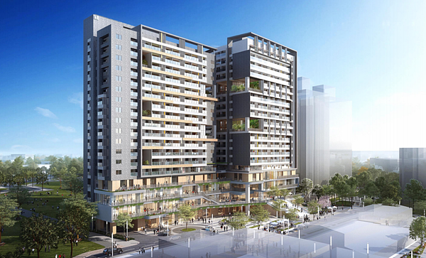 台北市南港區在30日上午舉行玉成社會住宅開工典禮。圖/台北市都市更新處提供
