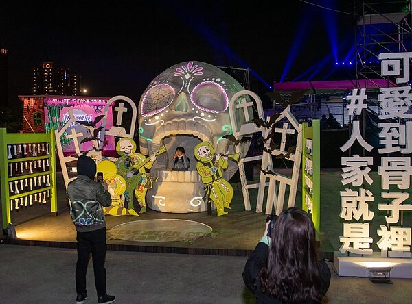 活動展場有許多打卡景點供民眾拍照留念。圖/桃園市政府提供