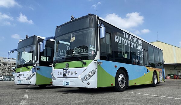 台中水湳智慧城自駕巴士免費試乘,10月31日至11月11日開放體驗。圖/台中市交通局提供