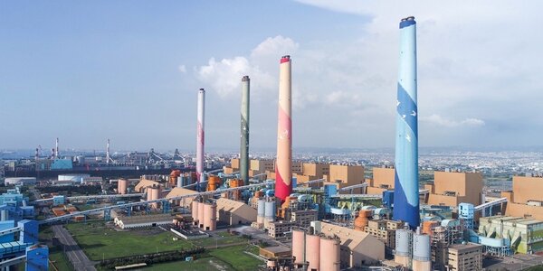 台中電廠推動「減煤減排方案4.0」。圖／中時電子報資料照片