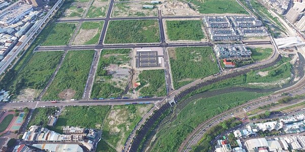 今年地上權案釋出,以高雄及台中最熱。圖為台中市北屯區長春自辦重劃區土地。圖/台中市政府提供