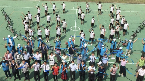 台中市的善水國中小學是首座中介學校,全校上學年度學生全部順利升學。 圖/中市教育局提供