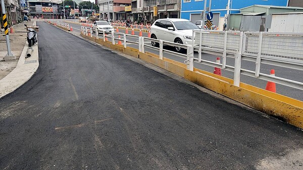 台中市東區建成地下道填平,將於11月13日全線通車。圖/台中市建設局提供