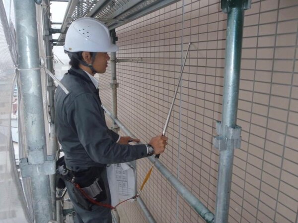 台北市私有建物外牆檢查延後申報期限。圖／台北市建管處提供