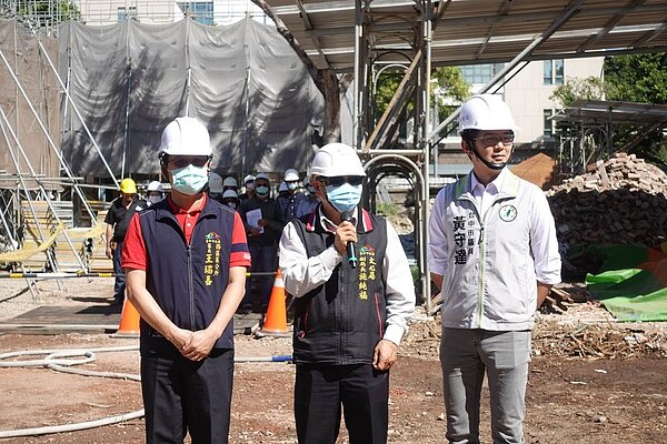 台中市政府舉辦首次工區實地演練。圖/台中市政府提供