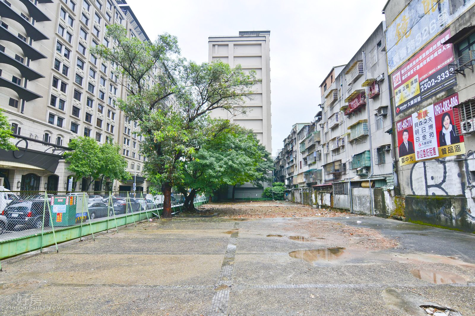 龍江路,長春路,國有地爭議,空地。(好房news記者 陳韋帆攝影)