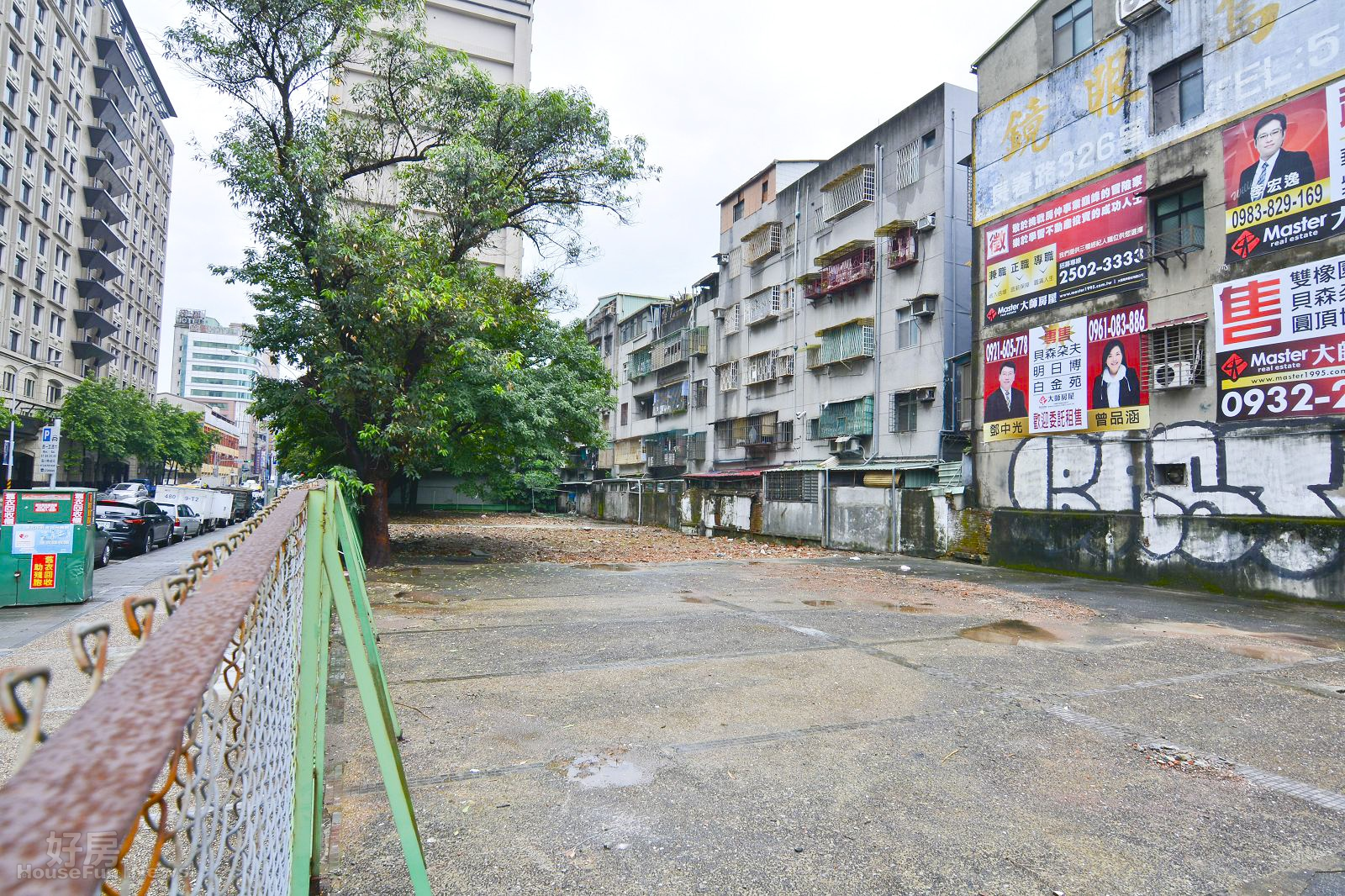 龍江路,長春路,國有地爭議,空地。(好房news記者 陳韋帆攝影)