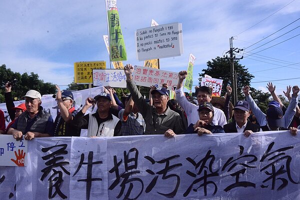 業者在花蓮縣光復鄉新設養牛場,近日遭到部落民眾抗議。圖/聯合報系資料照片