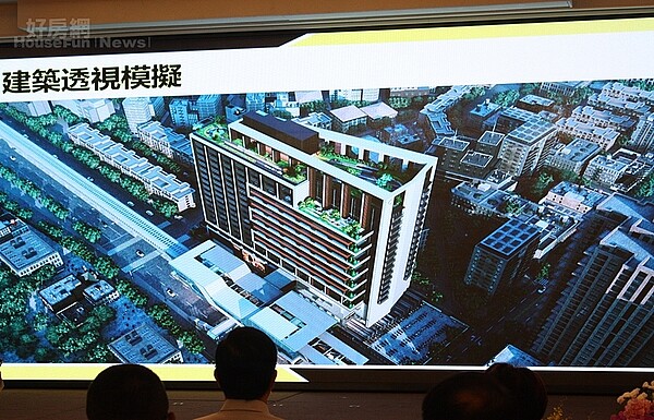 秀朗橋站土地開發案是新北市政府首件自行辦理的捷運土地開發案,為總樓地板面積約1萬3,700坪的商辦大樓。圖/記者林和謙攝