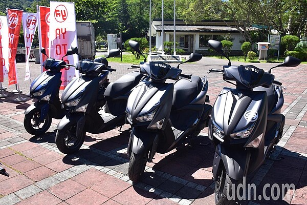共享機車進軍花蓮,前10分鐘免費、每分鐘1.5元,未來與觀光飯店合作。記者王思慧/攝影