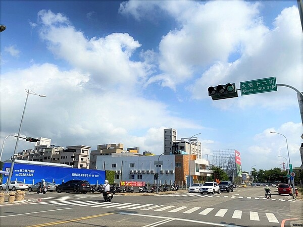 台中七期的府會園道、市政北二路、單元二的大墩12街等,都具名人巷鬧中取靜的特徵。圖/業者提供
