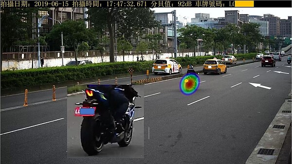 環保署將推動「聲音照相」科技執法,取締噪音過大的汽機車。圖/環保署提供