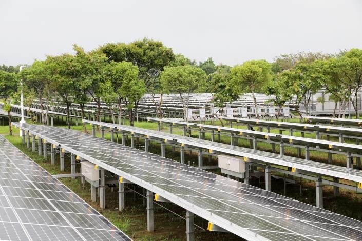 最美療癒電廠啟用,全台首座樹電共生引領台南邁向指標性綠能城市。圖/台南市政府提供