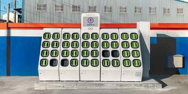 中油今年度加油站電池交換站設置標案開標，Gogoro拿下110站成最大贏家。圖／業者提供